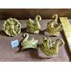 Image 1 : LOT OF 5 BRASS DRAWER PULLS