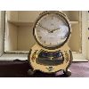 Image 2 : ANTIQUE SHADOWBOX SHELF & SCHATZ - GERMANY BAKELITE CLOCK