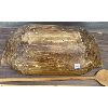 Image 2 : ANTIQUE WOODEN DOUGH BOWL & LADLE 