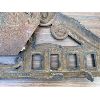 Image 2 : ANTIQUE CAST FRAMED MIRROR - FINLAY BROS 1884 (?)