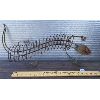 191  WALL ART  WIRE IGUANA  APPROX 24