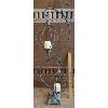 Image 1 : WROUGHT IRON CANDLE HOLDER - HANGING LANTERNS