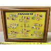 Image 1 : THE FRANCE 98 FIFA WORLD CUP TEAM PINS DISPLAY