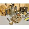 Image 2 : LOT OF COLLECTIBLES - TORCH, BOOKENDS, MOUSE TRAP, ETC