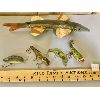 Image 1 : TOM MARTINDALE ICE FISHING DECOY & 4 FROG LURES