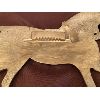 Image 2 : SET OF BRASS HORSES - WALL ART