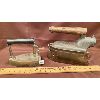 Image 1 : LOT OF 2 ANTIQUE IRONS - STEAM & SAD