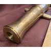 Image 3 : SOLID BRASS CANNON BARREL - APPROX 14" L