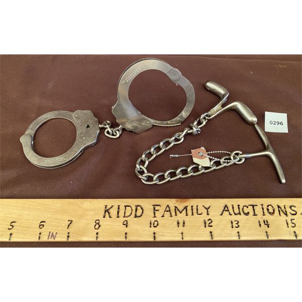 SET OF HANDCUFFS