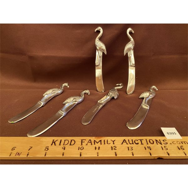 LOT OF 6 MARIPOSA HORDERVES KNIVES