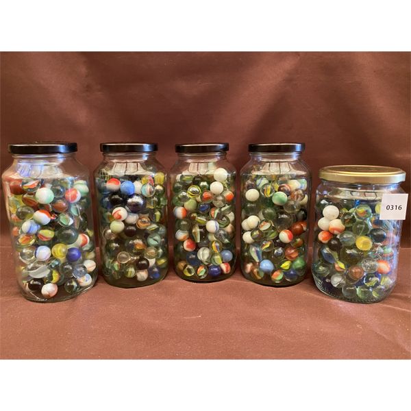 QTY OF COLLECTIBLE MARBLES