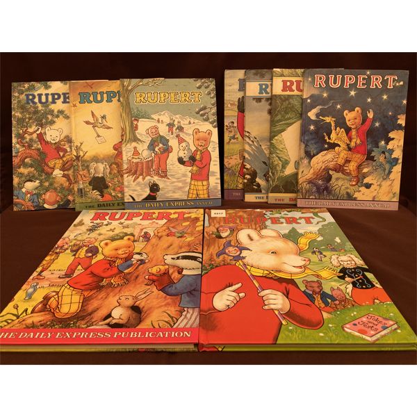 VINTAGE COLLECTION OF 'RUPERT' BOOKS