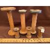 Image 1 : LOT OF 6 SPINNING WHEEL SPOOLS