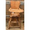 Image 1 : ANTIQUE CHILD'S HIGHCHAIR THAT CONVERTS INTO A TODDLERS SEAT & TABLE