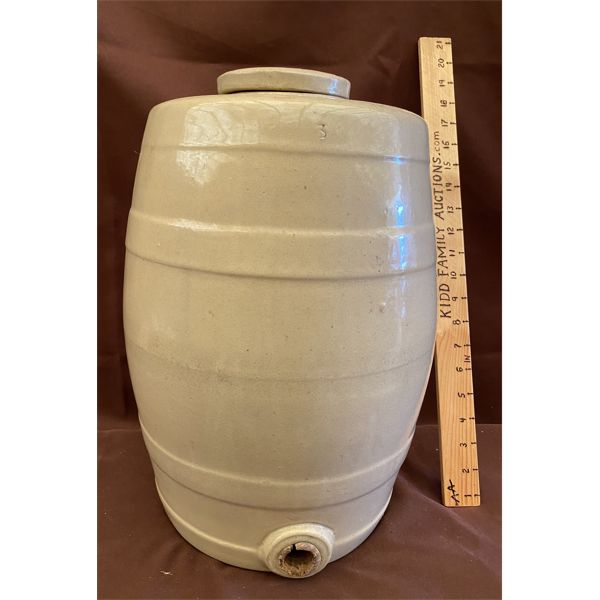 3 GAL BEVERAGE CROCK WITH LID & SPOUT