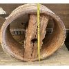 Image 2 : LARGE 29" DIAMETER WOODEN PULLEY