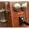 Image 3 : ANTIQUE WALL MOUNT TELEPHONE - NORTHERN MANUFACTURING CO 1910