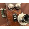 Image 3 : ANTIQUE WALL MOUNT TELEPHONE - NORTHERN MANUFACTURING CO 1910