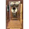Image 1 : ANTIQUE WALL MOUNT TELEPHONE - NE MGT CO - NICKLE FINISH PICTURE FRAME STYLE - 1910
