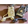 Image 1 : LOT OF 2 - VINTAGE ROTARY DESK TOP PHONES