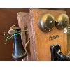 Image 2 : ANTIQUE WOOD WALL PHONE - NE MGT CO - 1910