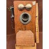 Image 1 : ANTIQUE WOOD WALL PHONE - CENTURY DAY CALL