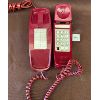 Image 1 : VINTAGE RED PUSH BUTTON DESK PHONE