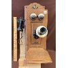 Image 1 : ANTIQUE WOODEN WALL MOUNT TELEPHONE 