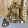 Image 1 : VICTORIAN STYLE FRAME & BRASS BELL