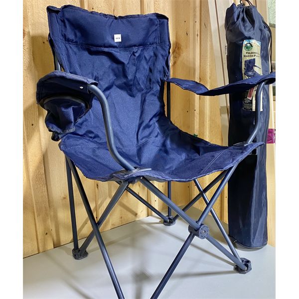 LOT OF 2 - FOLDING LAWN CHAIRS