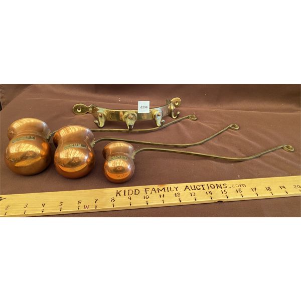 BRASS BAR DECOR - LIQUOR DIPPING CUPS 