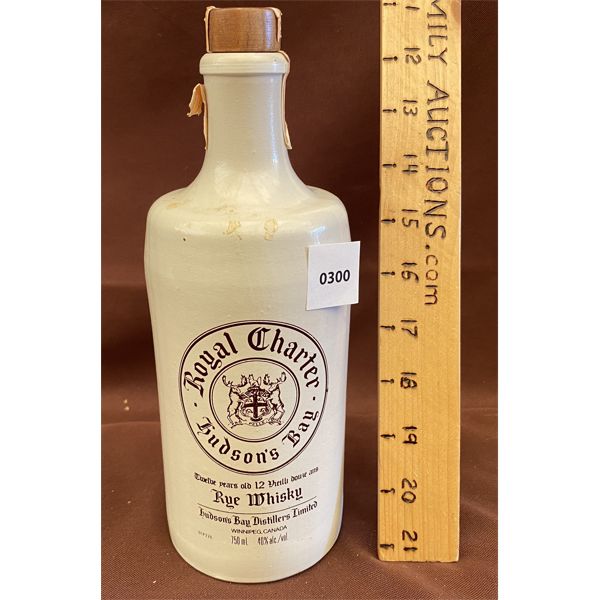 HUDSON'S BAY RYE WHISKY CROCK