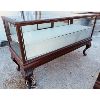 Image 1 : ANTIQUE CLAW FOOT STORE DISPLAY CASE - 27" D X 43" H X 72" L