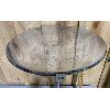 Image 2 : ART DECO STYLE CHROME PEDESTAL TABLE