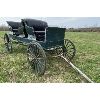 Image 1 : ANTIQUE 3 SEATER HORSE DRAWN BUGGY