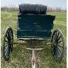 Image 5 : ANTIQUE 3 SEATER HORSE DRAWN BUGGY