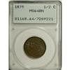 Image 3 : 1835 1/2 C MS64 Brown PCGS. PCGS Population (92/20