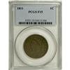 Image 1 : 1811 1C F15 PCGS. PCGS Population (2/64). NGC Cens