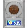 Image 2 : 1856 1C Upright 5 MS64 Red and Brown PCGS. PCGS Po