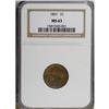 Image 1 : 1861 1C MS63 NGC. NGC Census: (95/422). PCGS Popul