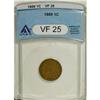 Image 1 : 1869 1C VF25 ANACS. NGC Census: (7/312). PCGS Popu