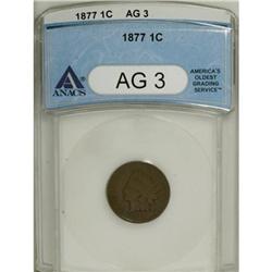 1877 1C AG3 ANACS. NGC Census: (98/1032). PCGS Pop