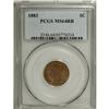 Image 1 : 1883 1C MS64 Red and Brown PCGS. PCGS Population (