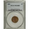 Image 3 : 1883 1C MS64 Red and Brown PCGS. PCGS Population (