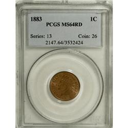 1883 1C MS64 Red PCGS. PCGS Population (101/84). N