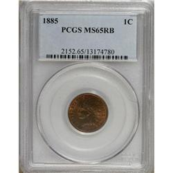1885 1C MS65 Red and Brown PCGS. PCGS Population (