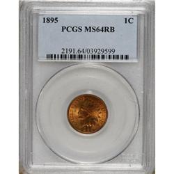 1895 1C MS64 Red and Brown PCGS. PCGS Population (