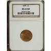 Image 1 : 1899 1C MS65 Red NGC. NGC Census: (142/59). PCGS P