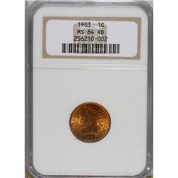 1903 1C MS64 Red NGC. NGC Census: (150/182). PCGS