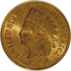 1903 1C MS65 Red PCGS. PCGS Population (174/58). N